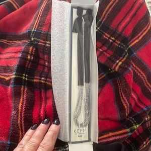 Keep Collective Grosgrain & Silver Multi Chain Necklace